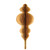 Luxe Finial Paper Ornaments - Gold 9"