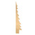 Paper Tree - Metallic Gold Siberian Fir 24"