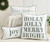 Face to Face Euro Pillow - Holly Jolly