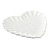 Face to Face Ceramic Scallop Heart Plate - XOXO