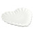 Face to Face Ceramic Scallop Heart Plate - Love
