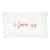 Face to Face Lumbar Pillow - I Love Us