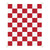 Face to Face Luxe Throw - Red Checkers