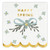 Scalloped Cocktail Napkins - Happy Spring