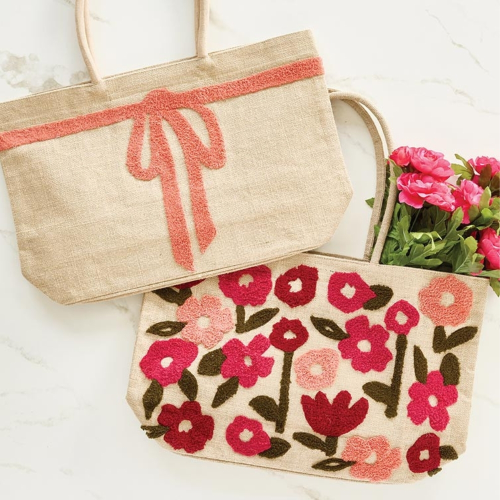 SHOP NEW LUXE BURLAP TOTES