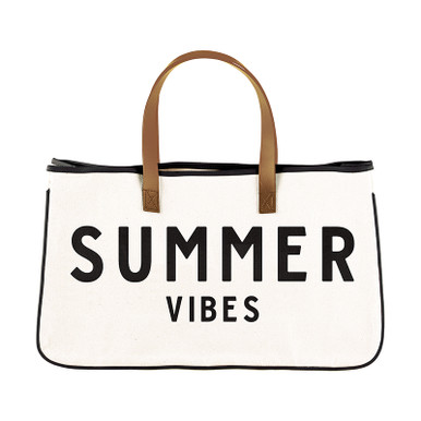 Canvas Tote - Summer Vibes - Santa Barbara Design Studio