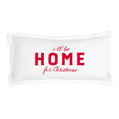 Simply Having A Wonderful Christmas Time Lumbar Pillow With Optional Insert  