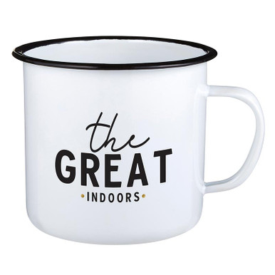 Enamel Mug - The Great Indoors - [Consumer]Santa Barbara Design Studio