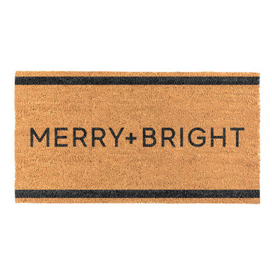 Large Doormat - Modern Black - Santa Barbara Design Studio