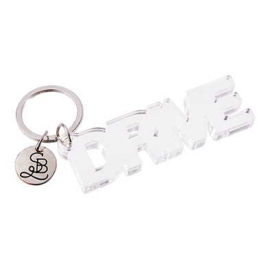 Acrylic Word Keychain - Drive - [Consumer]Santa Barbara Design Studio
