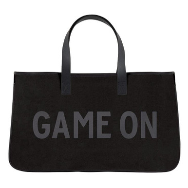 Black Canvas Tote - Yoga