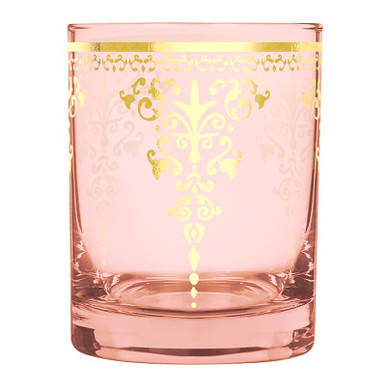 DOF Rocks Glass - Pink with Gold Foil - [Consumer]Santa Barbara Design ...