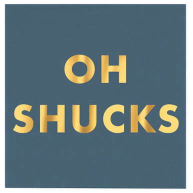 Cocktail Napkins - Oh Shucks - [Consumer]Santa Barbara Design Studio
