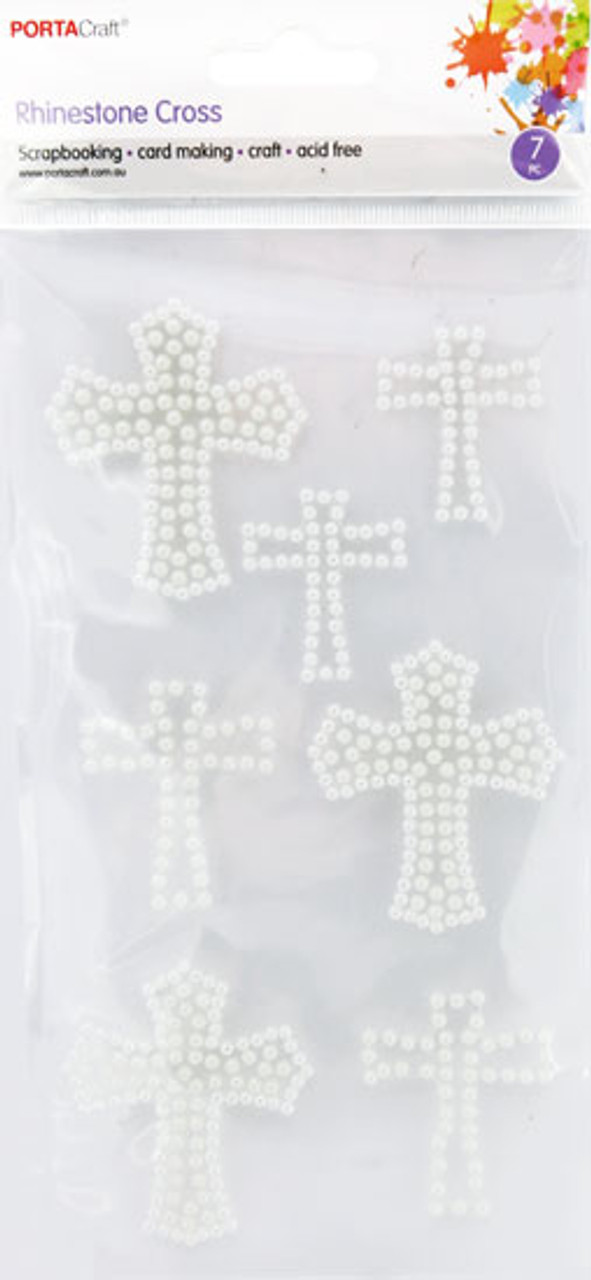 Pearl Cross Stickers - Angels Craft