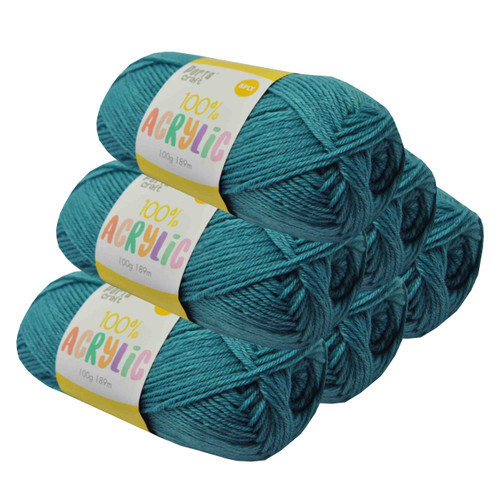 Acrylic Yarn 100g 189m 8ply Aqua (Product # 093191)