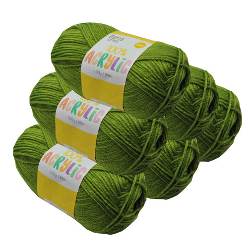 Acrylic Yarn 100g 189m 8ply Tree Frog (Product # 093214)