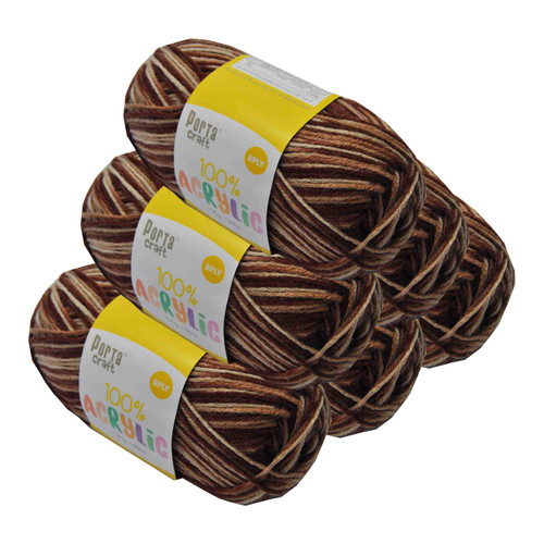 Acrylic Yarn 100g 189m 8ply Mahogany (Product # 093368)