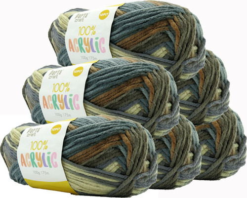 Acrylic Yarn 100g 189m 8ply Hi-Lo (Product # 161548)