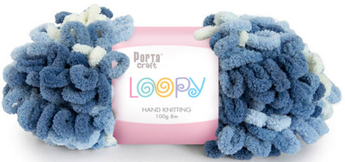 Loopy Yarn 100g 8m Blue (Product # 163252) (Hand Knitting)