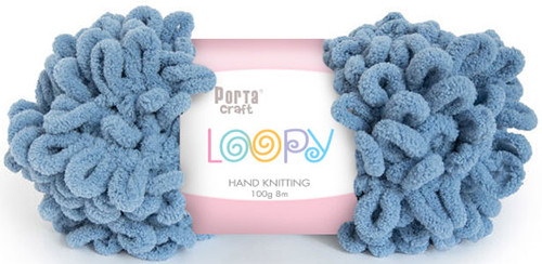 Loopy Yarn 100g 8m Sky Blue (Product # 163221) (Hand Knitting)