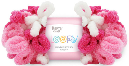 Loopy Yarn 100g 8m Pinks (Product # 163269) (Hand Knitting)