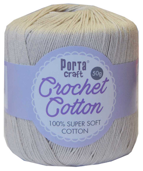 Crochet Cotton 50g 145m 3ply Eggnog (Product # 156537)