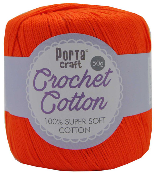 Crochet Cotton 50g 145m 3ply Sunkist (Product # 156582)