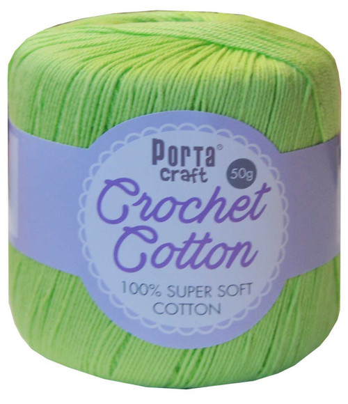 Crochet Cotton 50g 145m 3ply Mint (Product # 156629)