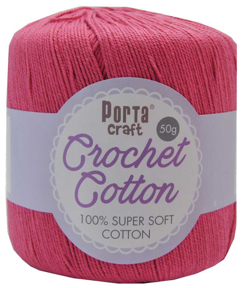 Crochet Cotton 50g 145m 3ply Blush Pink (Product # 156728)