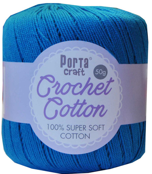 Crochet Cotton 50g 145m 3ply Cornflower Blue (Product # 156810)