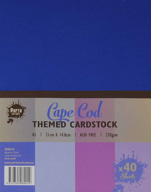 Colour Block A5 220gsm 40pk Cape Cod (Product # 089019)