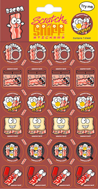 Scratch N Sniff Stickers - Bacon Scented (Product # 139561)