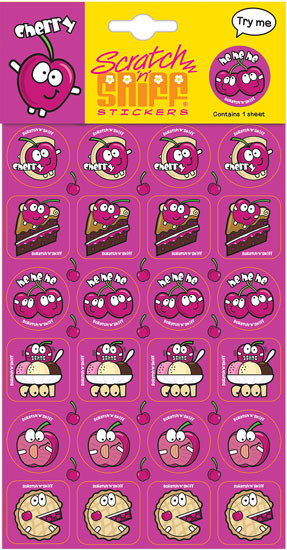Scratch N Sniff Stickers - Cherry Scented (Product # 166628)