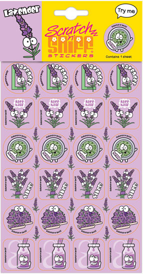 Scratch N Sniff Stickers - Lavender Scented (Product # 166642)