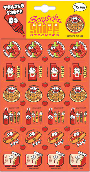 Scratch N Sniff Stickers - Tomato Sauce Scented (Product # 166697)