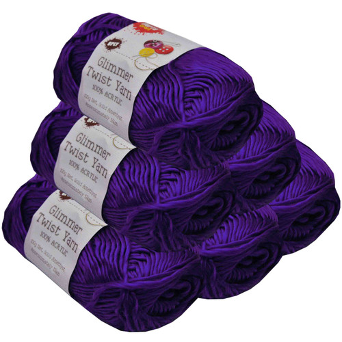 Glimmer Twist Yarn 100g 134m Amethyst (Product # 152263)