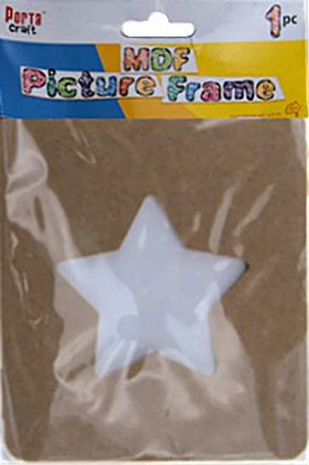 MDF Picture Frame 110x95mm 2 Fold Star (Product # 091418)
