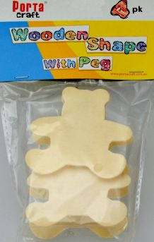 Clothes Peg 2 Pack Bear (Product # 091968)