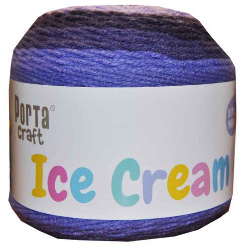 Ice Cream Yarn  200g 380m Blueberry Swirl (Product # 149409)
