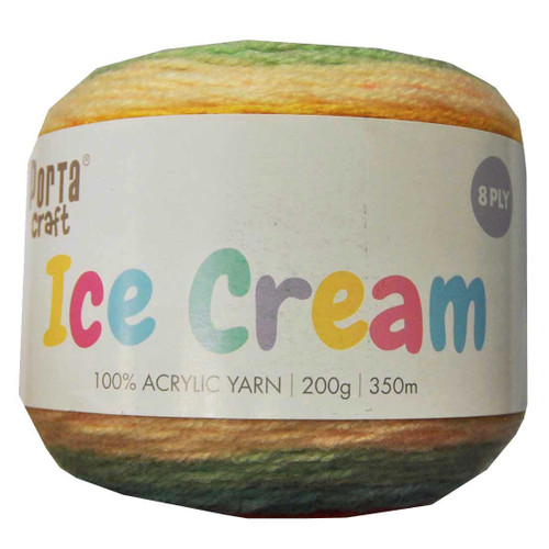 Ice Cream Yarn  200g 350m Summer Fun (Product # 156360)