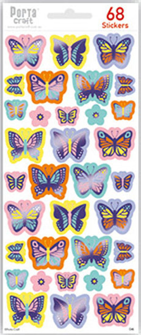 Sticker Sheets #4 Butterfly (Design L) 2 Sheets (Product # 128152.04L)