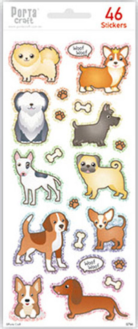 Sticker Sheets #7 Dog (Design M) 2 Sheets (Product # 128152.07M)