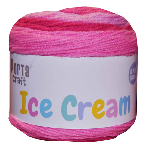  Ice Cream Yarn  200g 380m Pink Haze (Product # 149560)