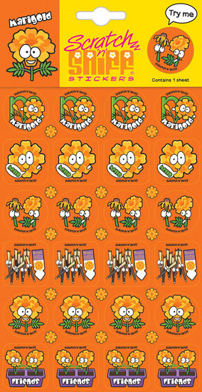 Scratch N Sniff Stickers - Marigold Scented (Product # 167038)