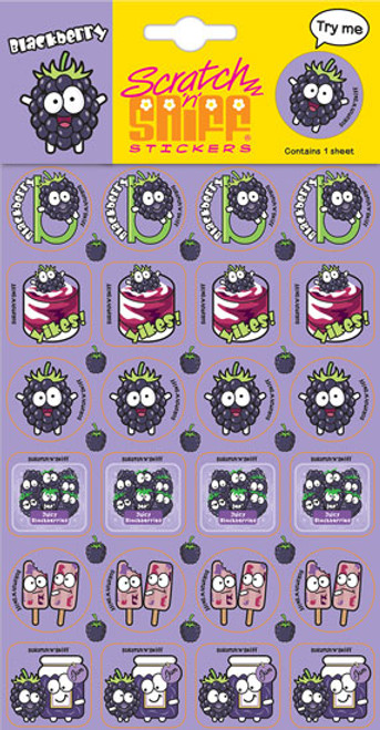 Scratch N Sniff Stickers - Blackberry Scented (Product # 167045)