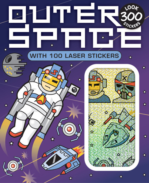 Sticker Books Outer Space 200 Stickers & 100 Laser Stickers (F02D46)