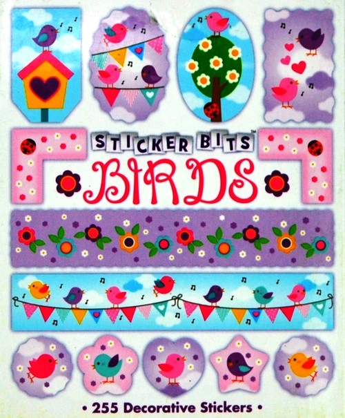 Sticker Books Birds 255 Stickers (F01D07)