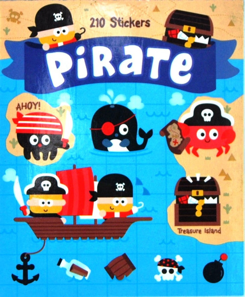 Sticker Books Pirate 210 Stickers (F01D29)