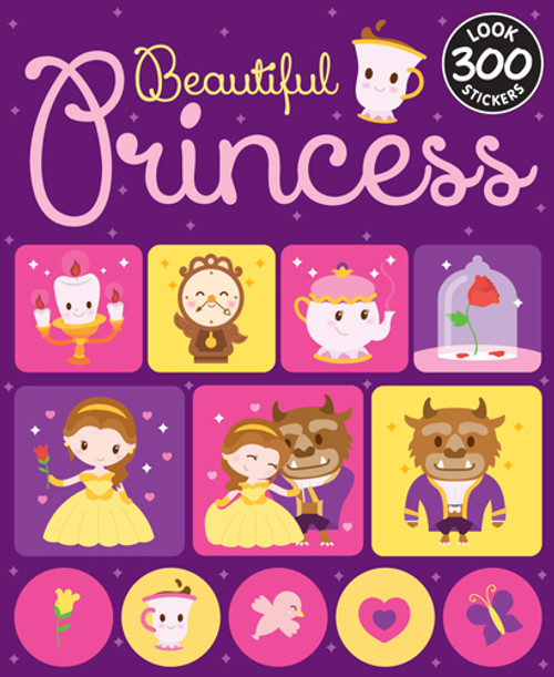 Sticker Books Beautiful Princess300 Stickers (F02D15)