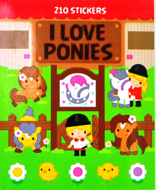 Sticker Books I Love Ponies 210 Stickers (F01D06)